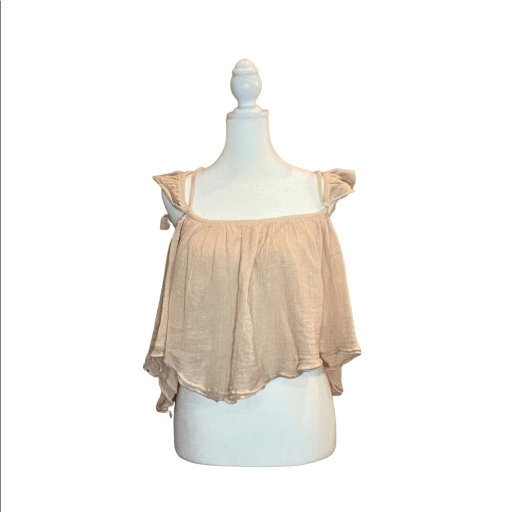 Jen’s Pirate Booty off the shoulder crop top
